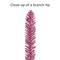 4.5ft. Pre-Lit Pink Tinsel Artificial Christmas Tree, Clear Lights